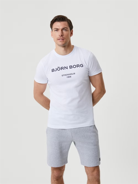 BJÖRN BORG Logo T-shirt - White