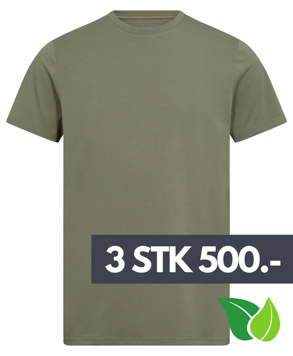 Resteröds Bambus r-neck t-shirt - Lime Grøn