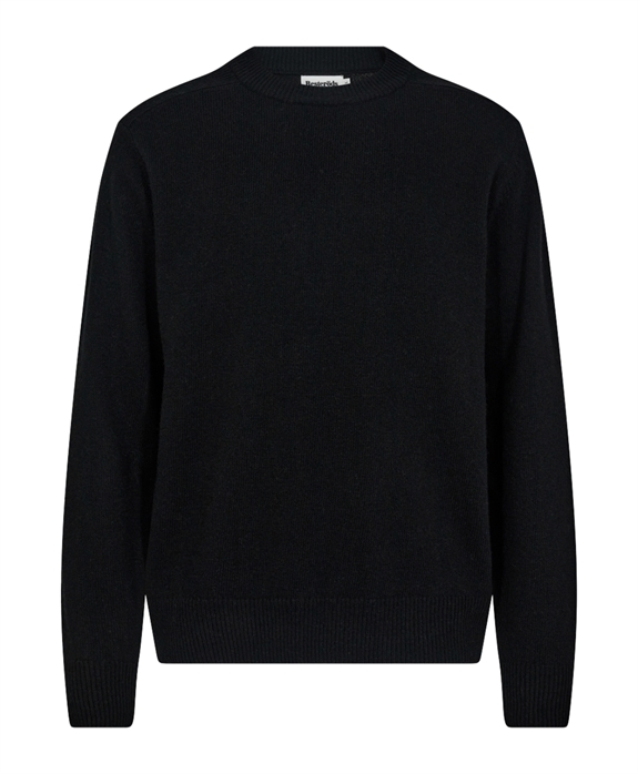 Resteröds Knit pullover Lean Wool - Black