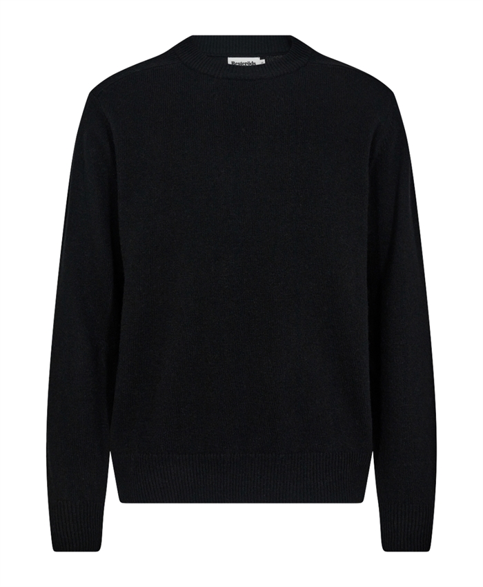 Resteröds Knit pullover Lean Wool - Black