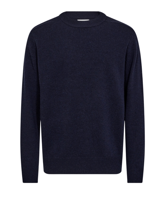 Resteröds Knit pullover Lean Wool - Navy