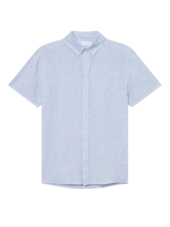 Les Deux Konrad Stripe Linen SS Shirt - Allure