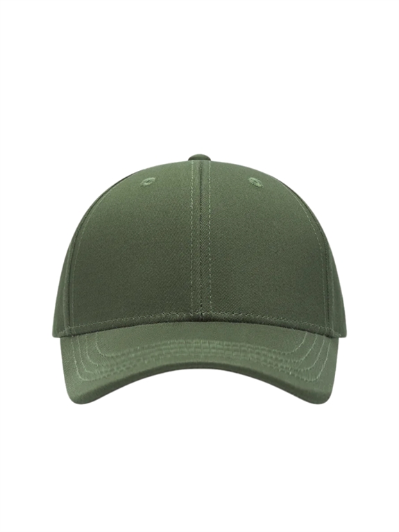 Les Deux Crew Organic Baseball Cap - Chive