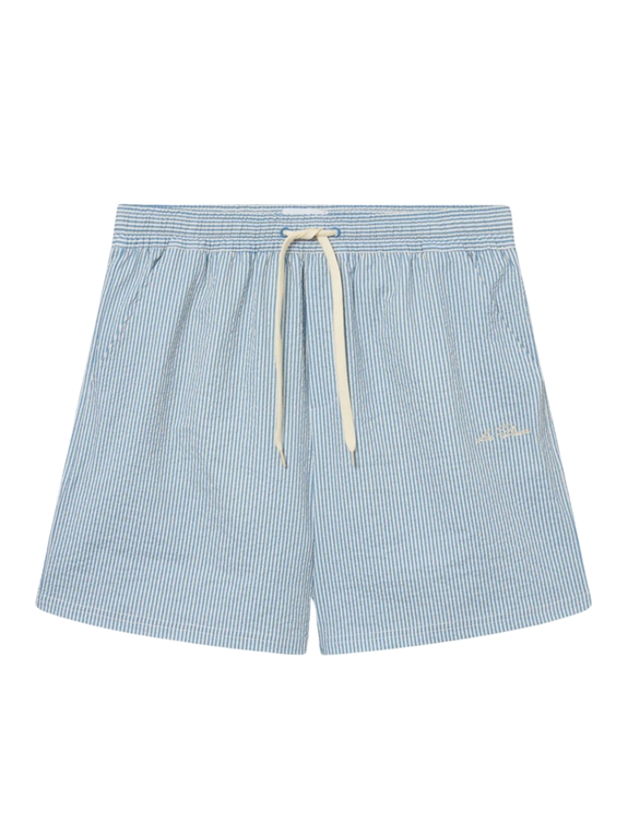 Les Deux Stan Stripe Seersucker Swim Shorts - Allure
