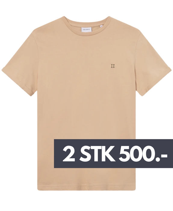 Les Deux Nørregaard Contast T-shirt - Irish Cream