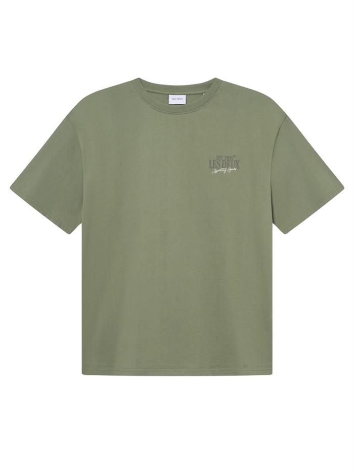 Les Deux Allen T-shirt - Oil Green