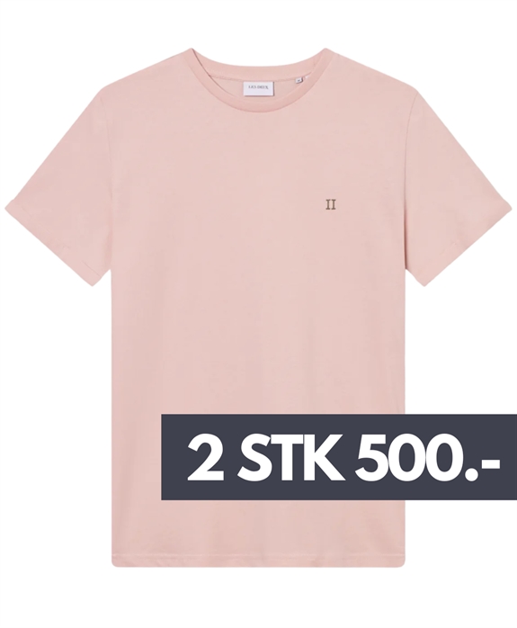 Les Deux Nørregaard Contast T-shirt - Peach Whip