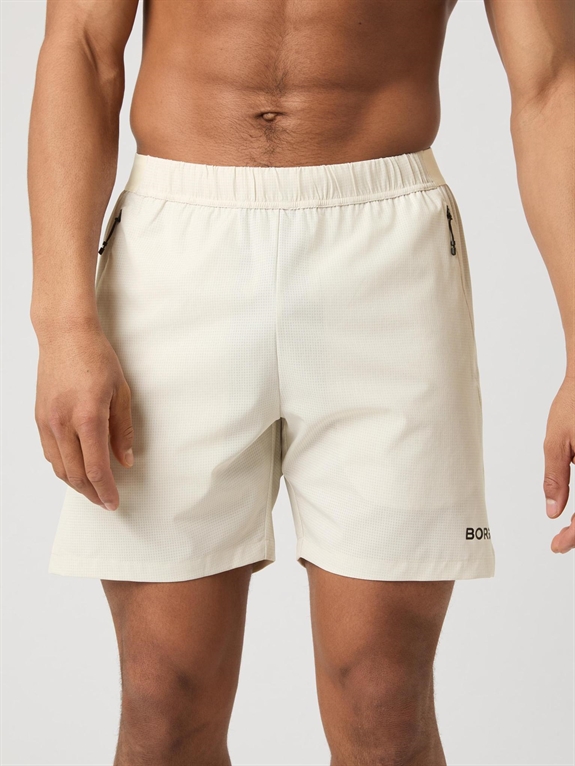BJÖRN BORG Borg Zip Shorts - Birch