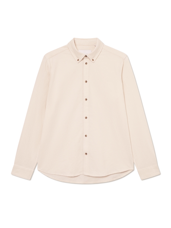 Les Deux Konrad Pinwale Corduroy Shirt - Ivory