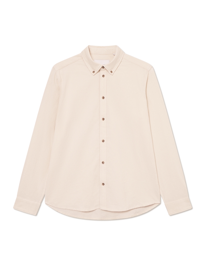 Les Deux Konrad Pinwale Corduroy Shirt - Ivory