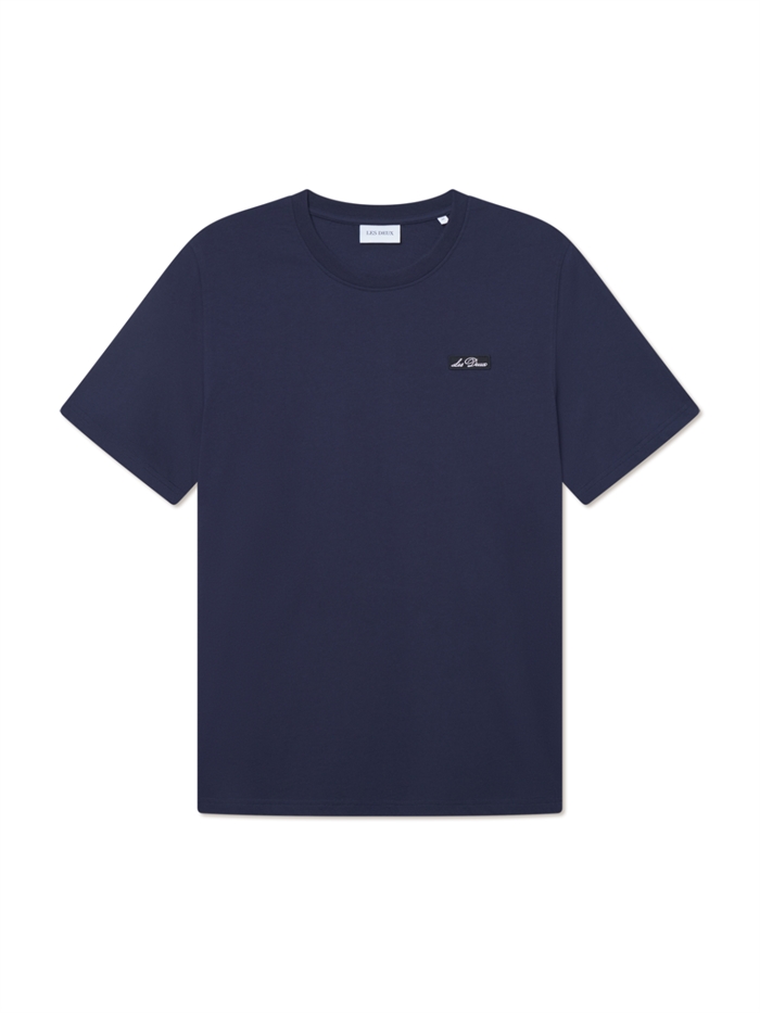 Les Deux Patch t-shirt - Dark Navy