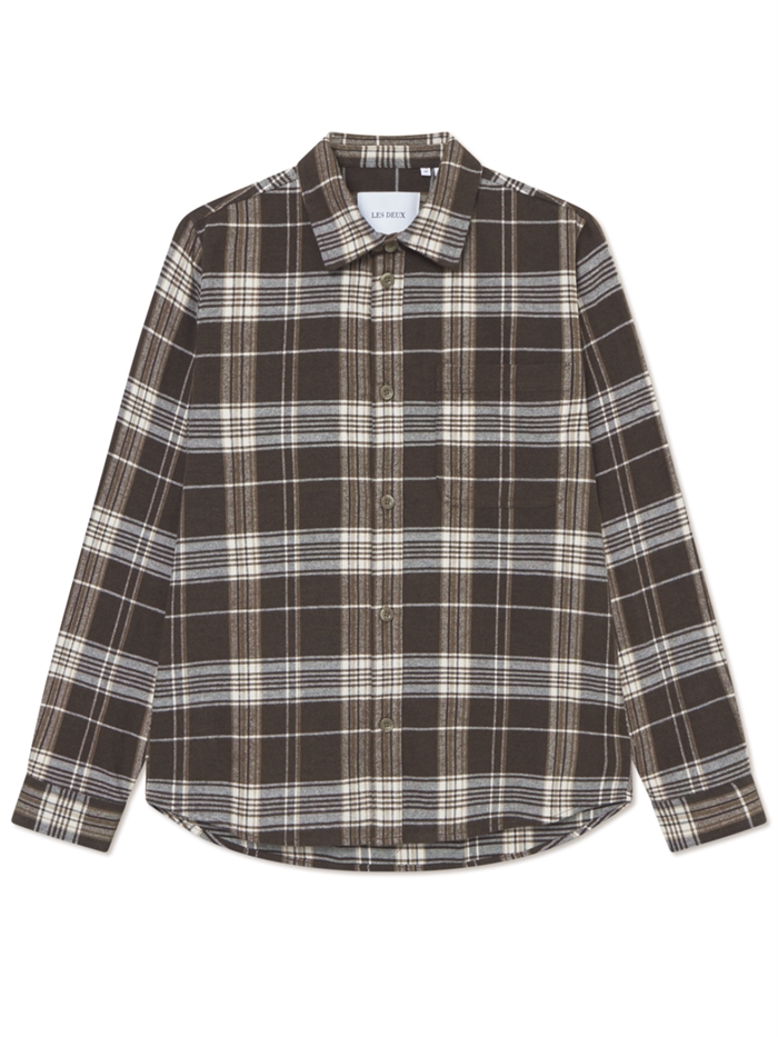Les Deux Lennon Check Overshirt - Delicioso