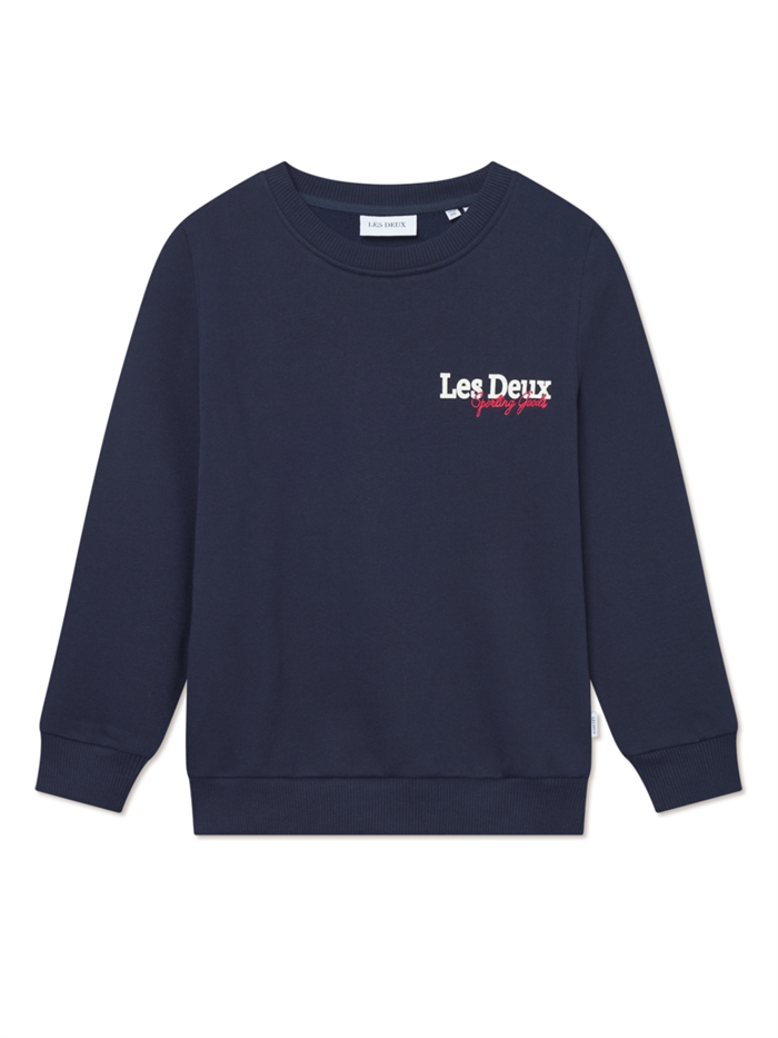 Les Deux Racing Sweatshirt KIDS - Dark Navy