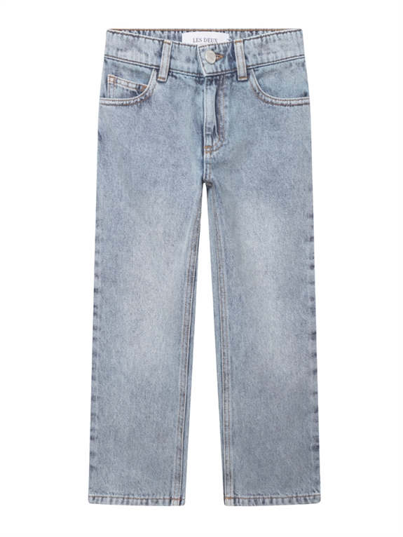 Les Deux Ryder Washed Denim Jeans KIDS - Light Indigo Wash