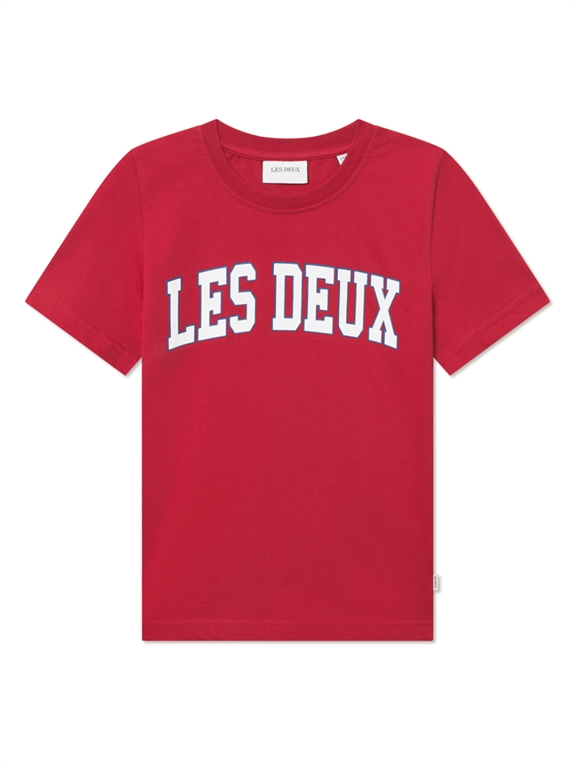 Les Deux Aidan T-shirt KIDS - Scarlet Sage