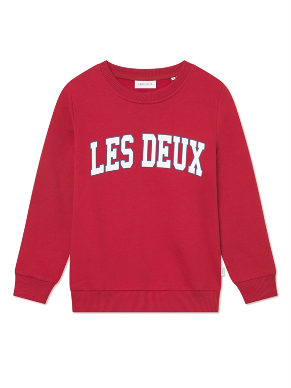 Les Deux Aidan Swatshirt KIDS - Scarlet Sage