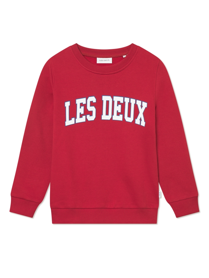 Les Deux Aidan Swatshirt KIDS - Scarlet Sage
