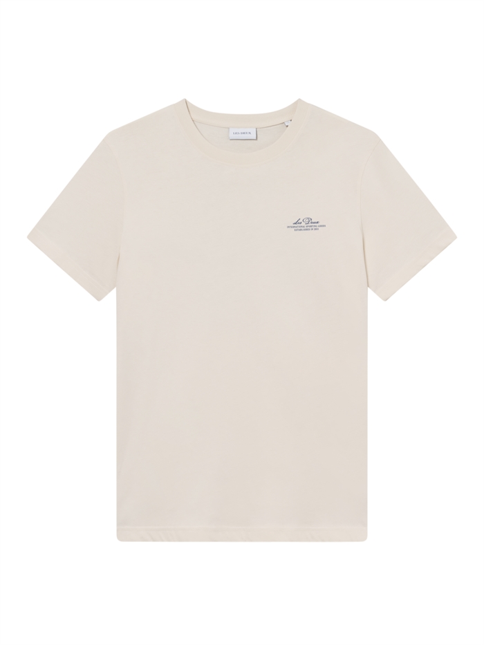 Les Deux Ben Globe T-shirt - Ivory