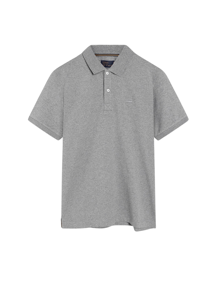 Signal NickySi Polo t-shirt - Mid Grey Melange