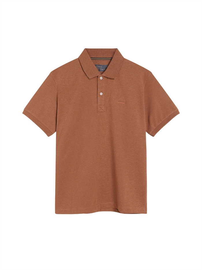 Signal NickySi Polo t-shirt - Rusty Red Melange
