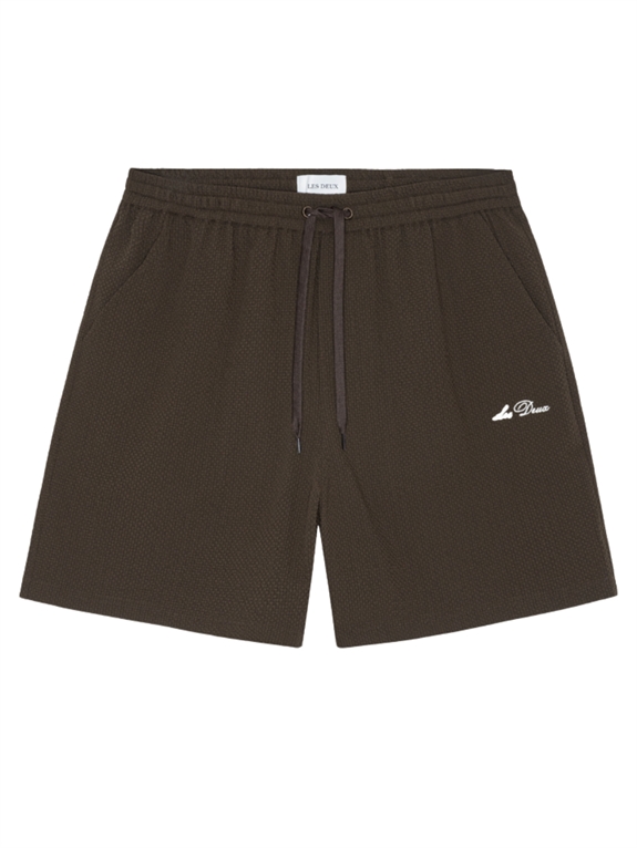 Les Deux Stan Seersucker Swim Shorts - Delicioso