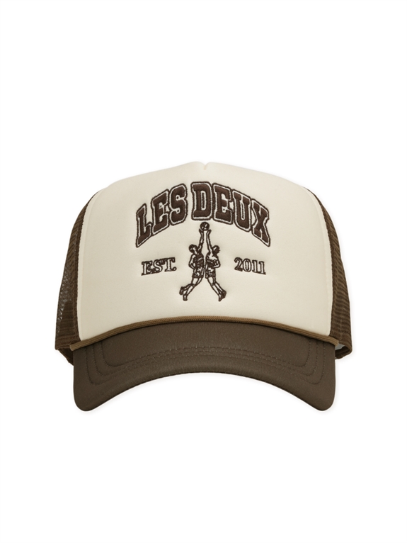 Les Deux Basketball Player Trucker Cap - Ivory