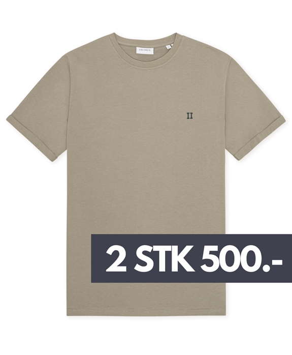 Les Deux Nørregaard Contrast T-shirt - Laurel Oak Sand