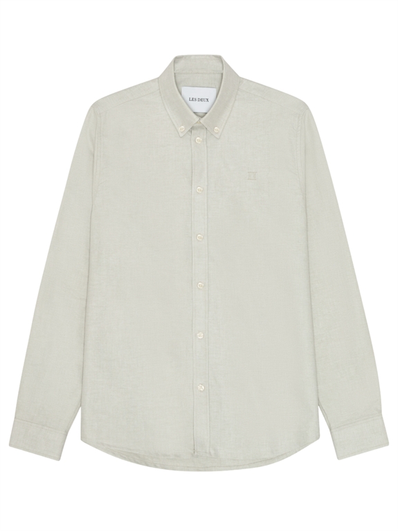 Les Deux Konrad Oxford Shirt - Tea Green