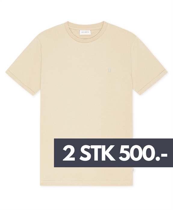 Les Deux Core Contrast t-shirt - Light Sand