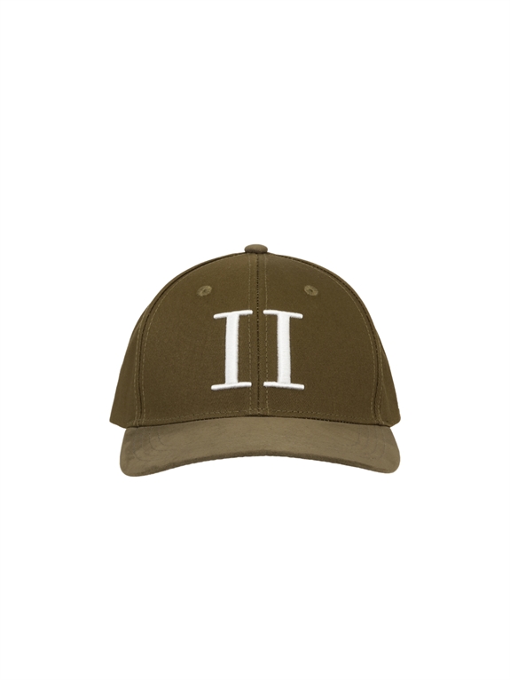 Les Deux Baseball cap suede II - Olive Night
