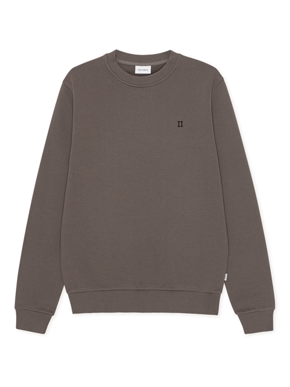 Les Deux Core Contrast Sweatshirt - Mountain Grey Brown