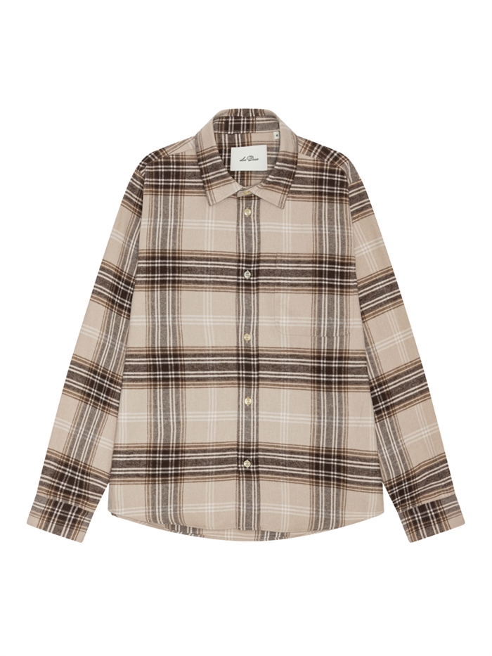 Les Deux Check overshirt - Light Sand