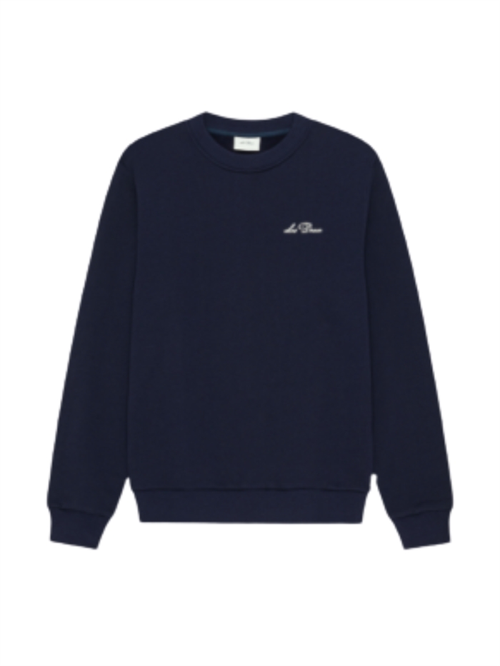 Les Deux Signature Print sweatshirt - Dark Navy Blue