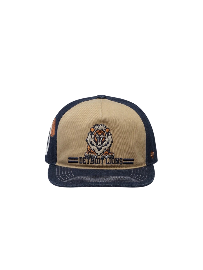 Les Deux LD X NFL Side Hit Denim Panel Hitch Cap - Dark Navy Blue
