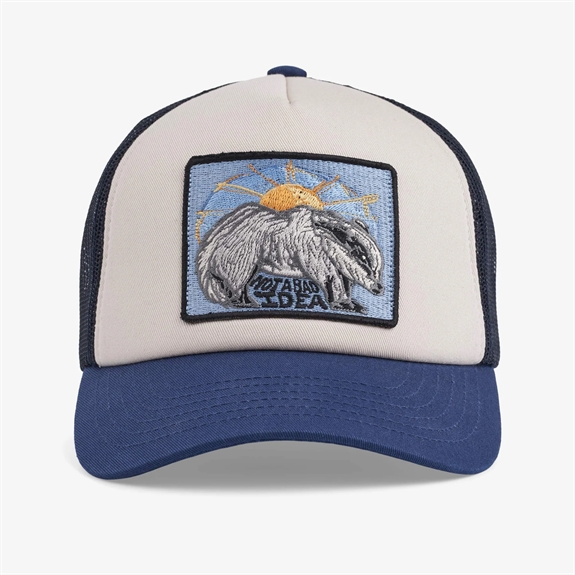 STATE OF WOW Badger Trucker Cap - Patriot Blue
