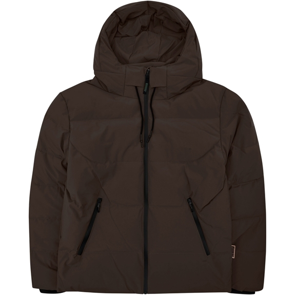 Woodbird Joseph Tech Jacket - Chocolate Brown