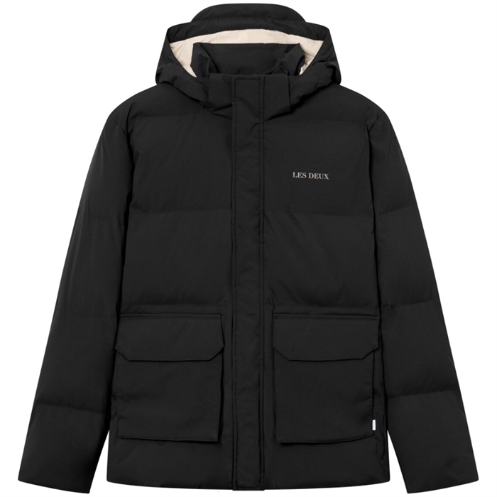 Les Deux Montreal Puffer Jacket - Black