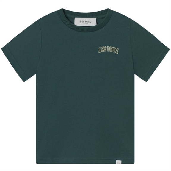 Les Deux Blake T-shirt Kids - Pine Green/Dark Sand