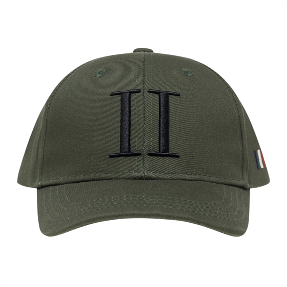 Les Deux Origanic Baseball Cap II - Dusty Moss/Black