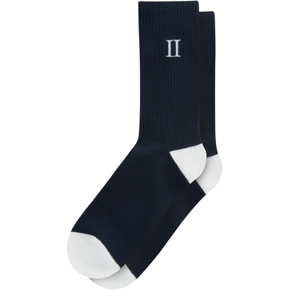 Les Deux William 2-PACK Socks - Dark Navy/Off White