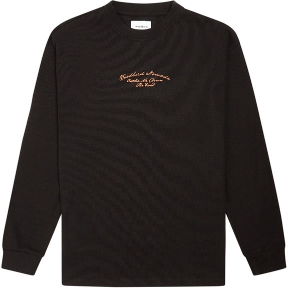 Woodbird Harbour Road LS Tee - Black