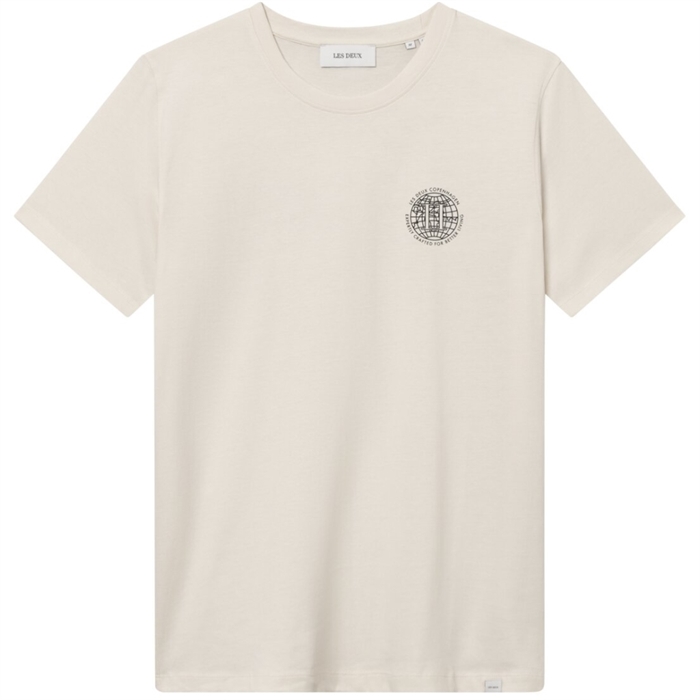 Les Deux Globe T-shirt - Ivory/Black