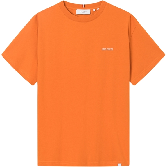 Les Deux Diego t-shirt - Dusty Orange/White