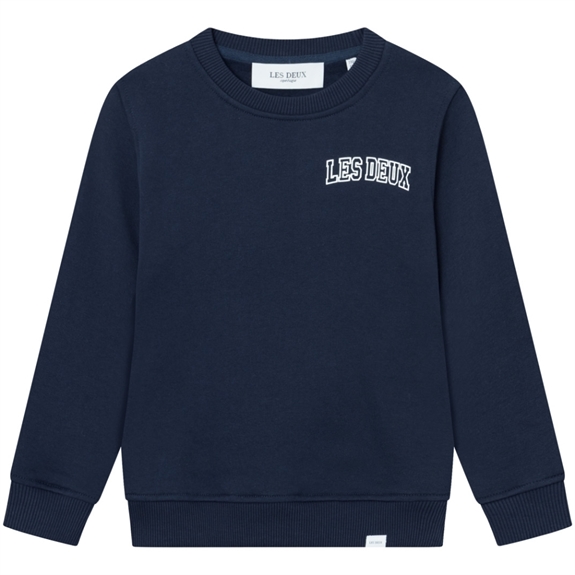 Les Deux Blake Sweatshirt kids - Dark Navy/Ivory
