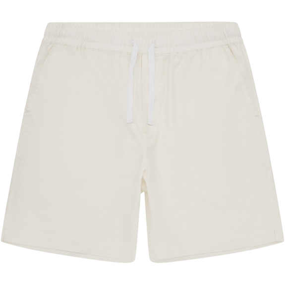 Woodbird Bommy Linen Shorts - Off White