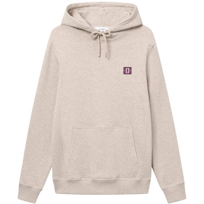 Les Deux Piece Hoodie 2.0 - Light Desert Sand Melange/Magneta Shiraz