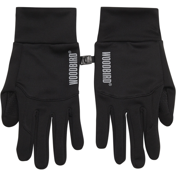 Woodbird Sly Logo Gloves - Black