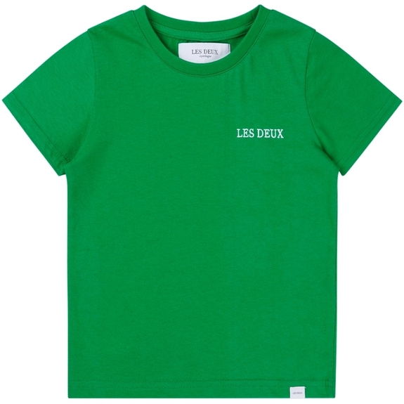 Les Deux Diego T-shirt Kids - Sports Green/White