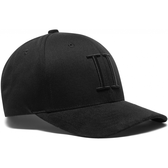 Les Deux Baseball Cap Suede II - Black