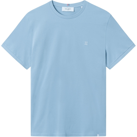 Les Deux Piqué t-shirt - Ashley Blue